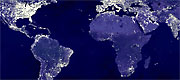 Afrika bei Nacht