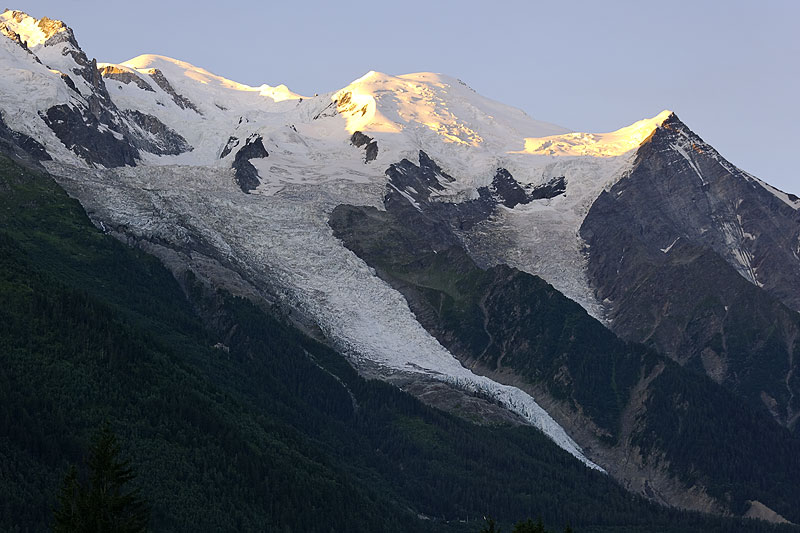Glacier des Bossons and Glacier de Taconnaz