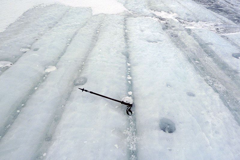 Ice shelf surface