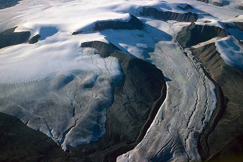 Glaciers of southern Axel Heiberg