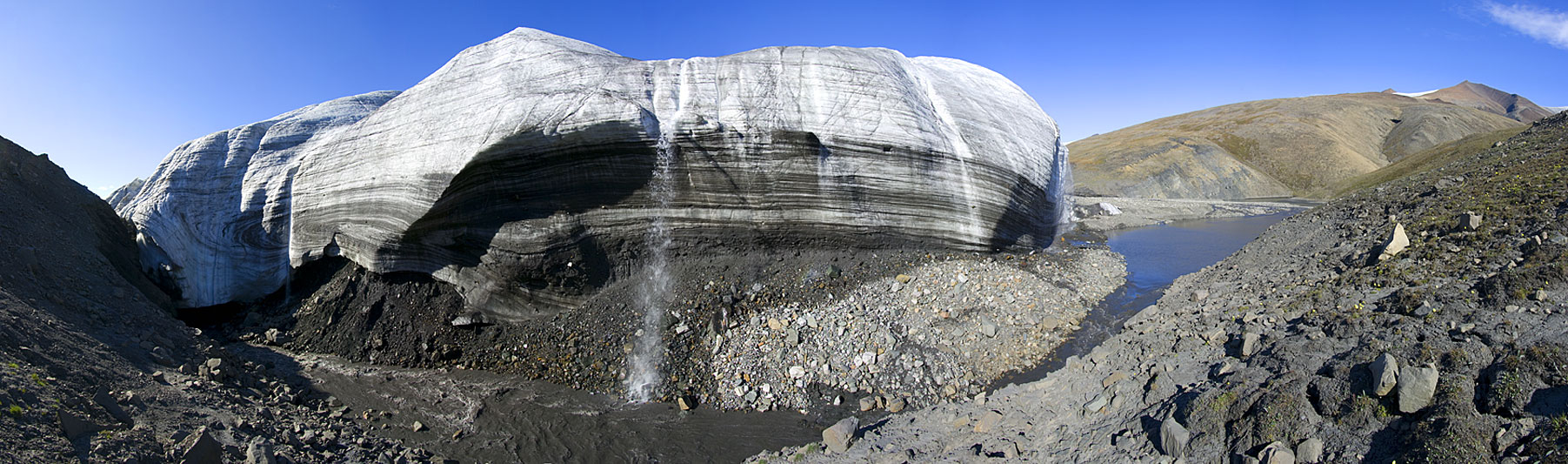 Crusoe Glacier panorama photos