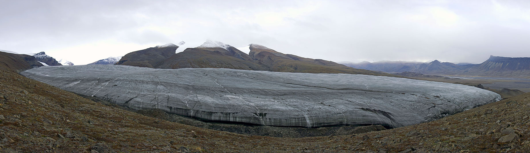 Crusoe Glacier Panoramabilder