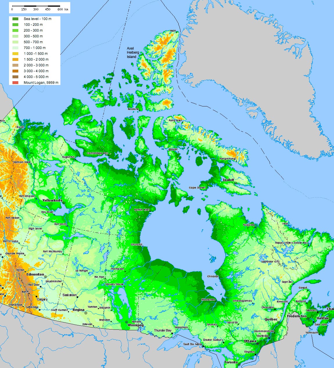 Canada Atlas Map