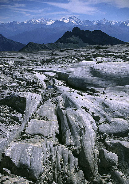 Gletscher formen die Landschaft