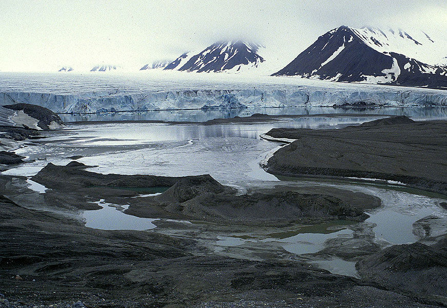 Gletscher formen die Landschaft