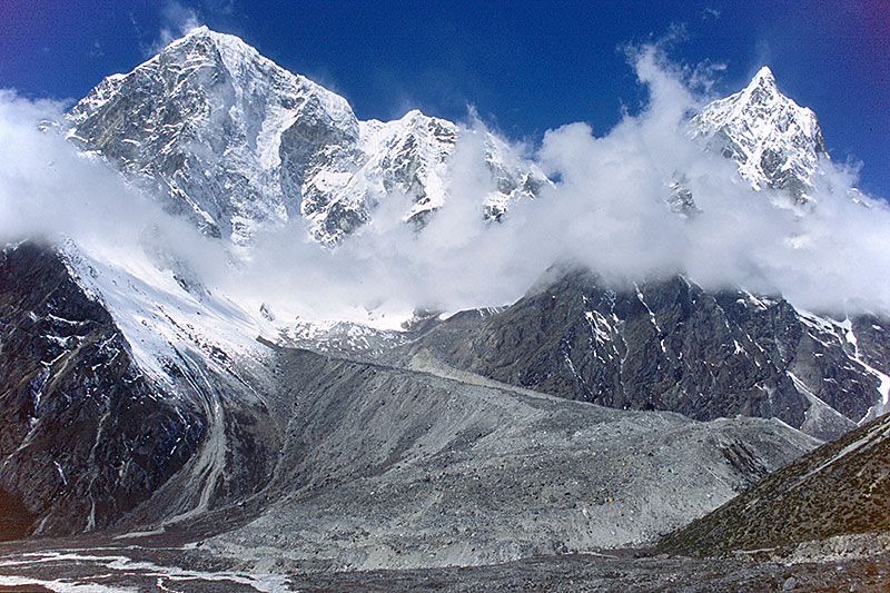 Below Khumbu Glacier