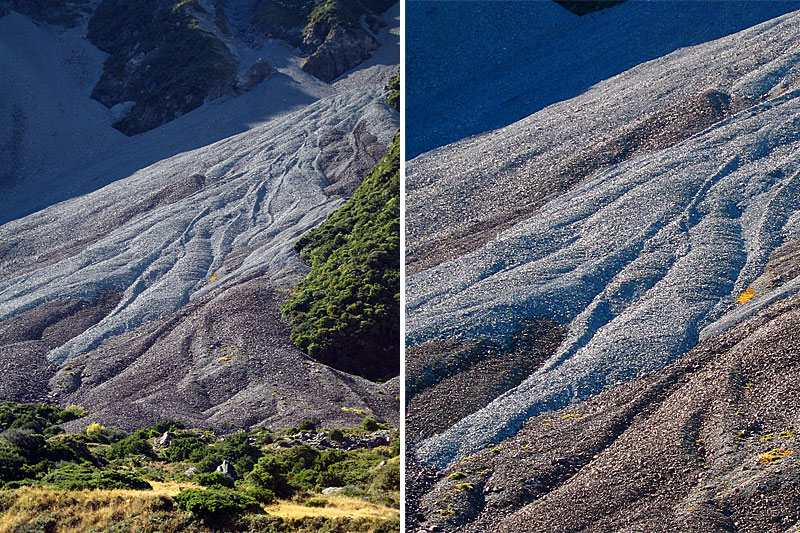 Hooker Glacier and Valley, terrestrial photos