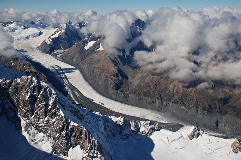 Tasman Glacier aerial photos 2008