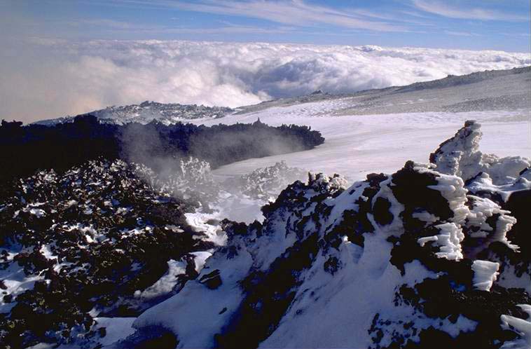 Il flusso di lava dal Cono di Sud Est, il 24 Febbraio 1999