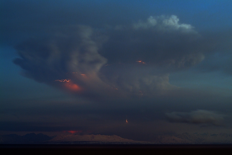 Die plinianische Eruption vom 4. April 2009 des Redoubt Volcano