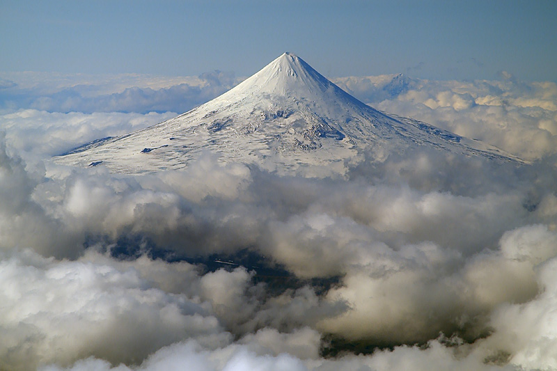 Shishaldin and Isanotski Volcanoes, Unimak Island