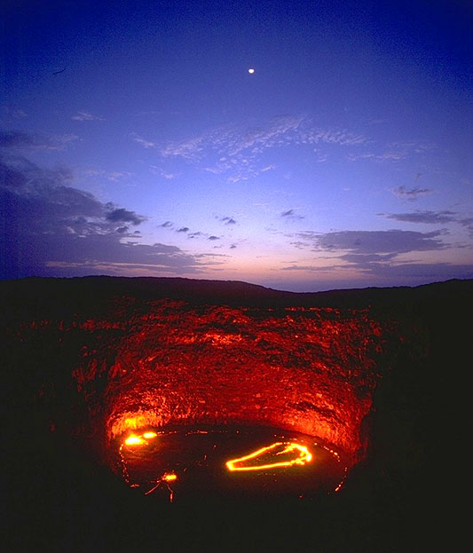 Il lago di lava