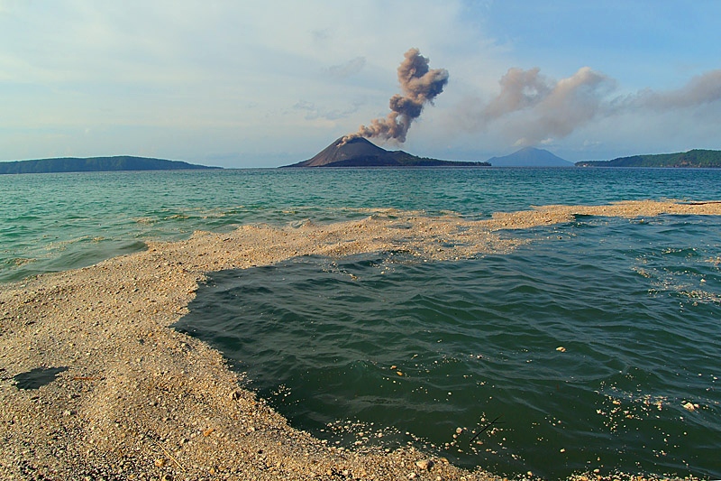 Die Krakatau-Caldera