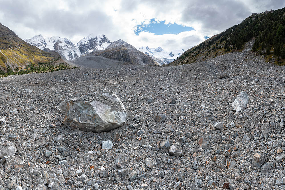 Landslide over Vadret da Tschierva 2024